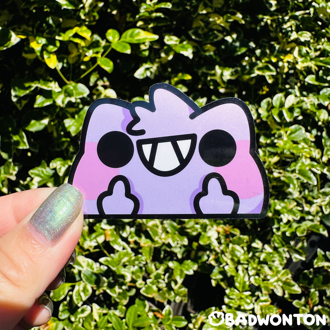 Gengar Mini Peeker Sticker