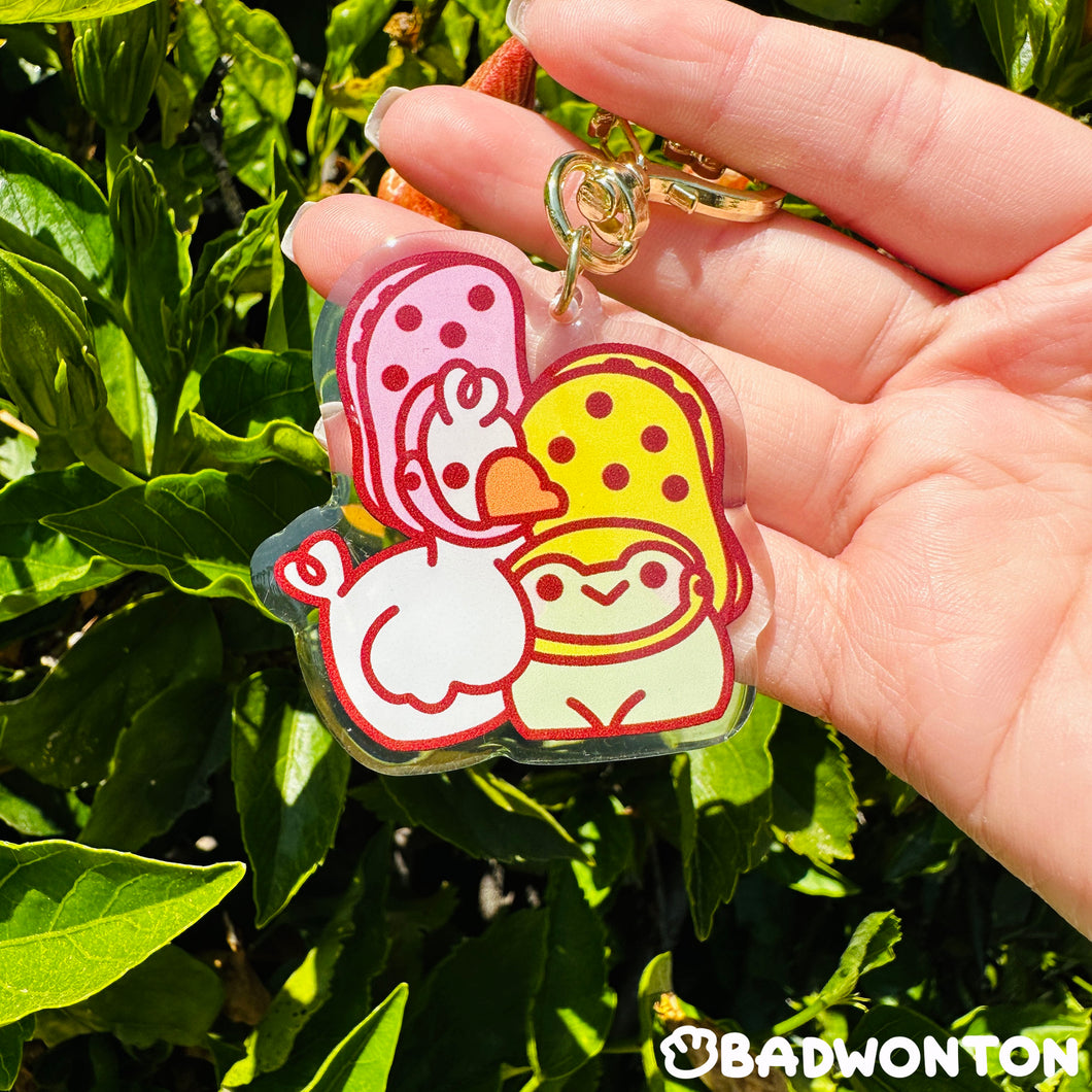 Croc Buddies Acrylic Keychain