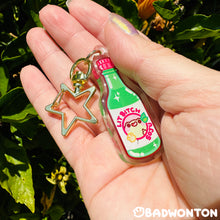 Load image into Gallery viewer, Lit Bitch Soju Rainbow Acrylic Keychain
