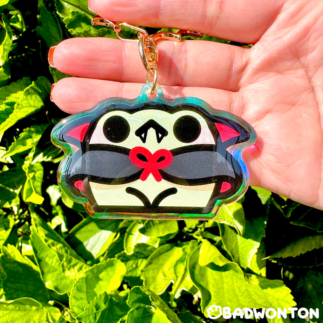 Frogcula Rainbow Acrylic Keychain