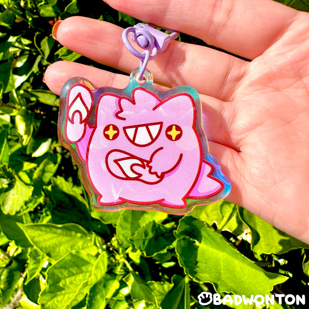 Gengar Chancla Rainbow Acrylic Keychain