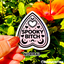 Load image into Gallery viewer, Spooky Bitch Quija Planchette Sticker
