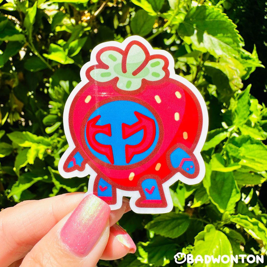 Strawberry Miguel Spiderman 2099 Sticker