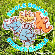 Load image into Gallery viewer, Swole Squad Sticker Bundle
