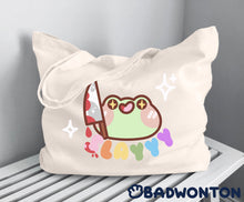 Load image into Gallery viewer, Froggo SLAYYY Tote Bag
