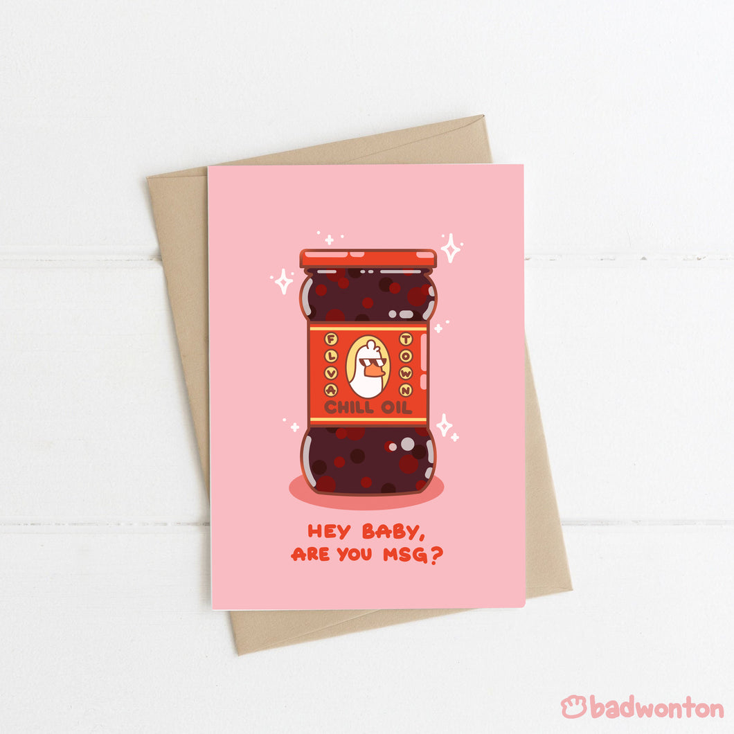 Chili Oil Lao Gan Ma Greeting Card