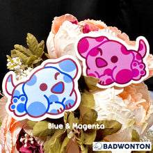 Load image into Gallery viewer, Blue &amp; Magenta Sticker
