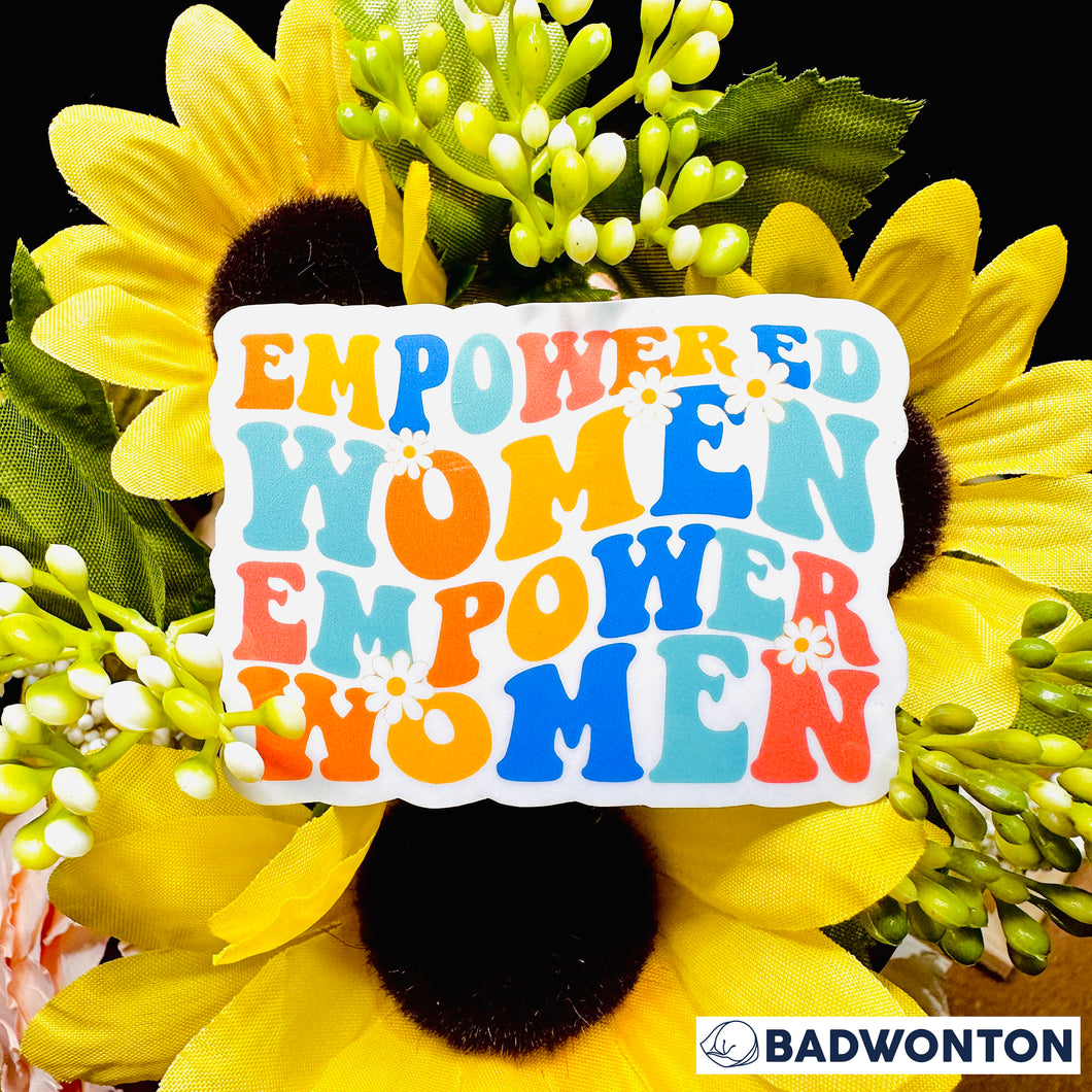 Empowered Women Empower Women Retro Sticker