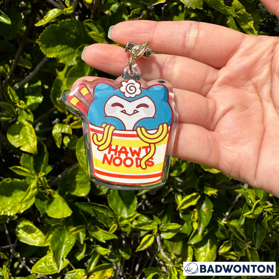 Snorlax Hawt Noods Acrylic Keychain