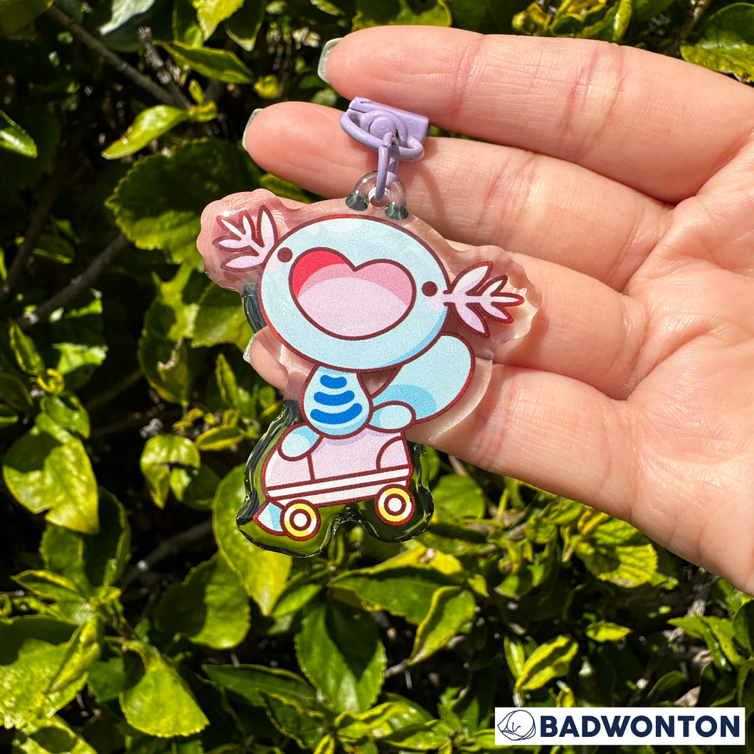 Wooper Rollerskate FLAWED Acrylic Keychain